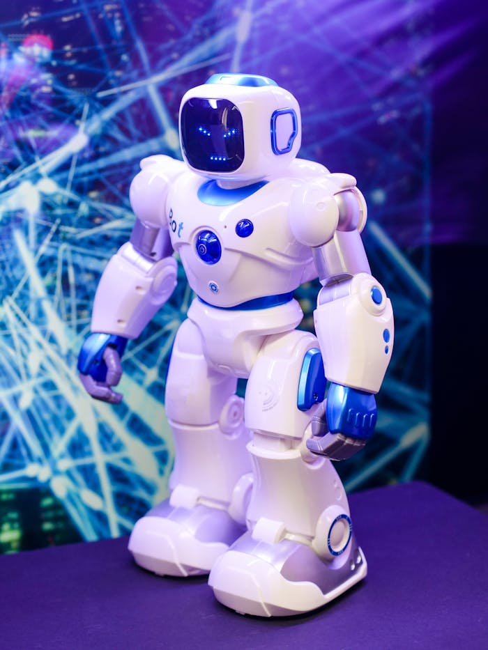 services-03 A futuristic humanoid robot showcasing modern technology and innovation.